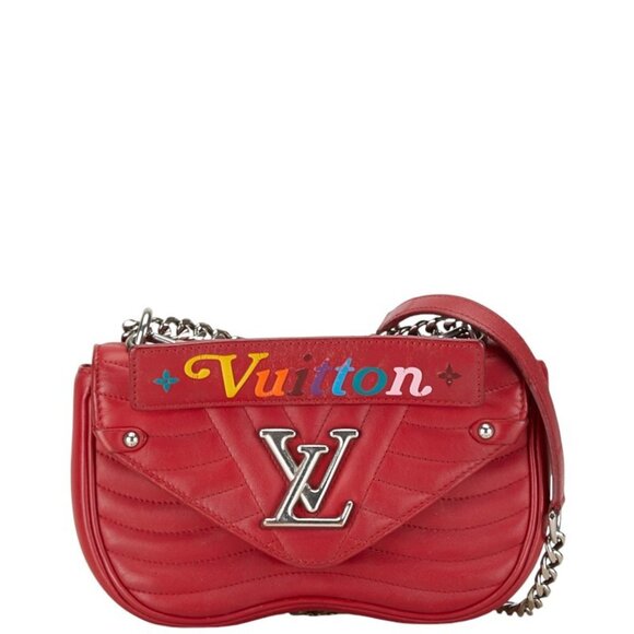 LOUIS VUITTON Red Leather Shoulder Bag - Picture 1 of 10